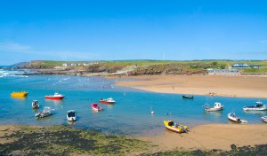 Moored boats at Summerleaze, Bude