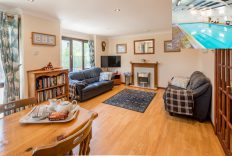 pet-free holiday Cottage with indoor pool